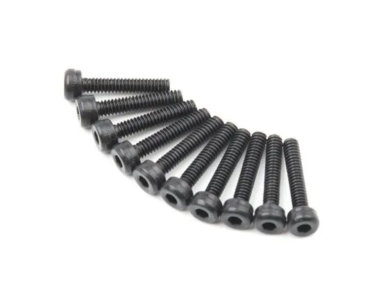 Śruba Socket M2x16 - 10 szt - pod klucz imbusowy - moletowana główka