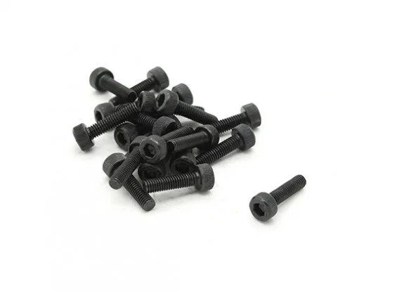 Śruba Socket M3x20 pod klucz imbusowy moletowana główka - 10szt