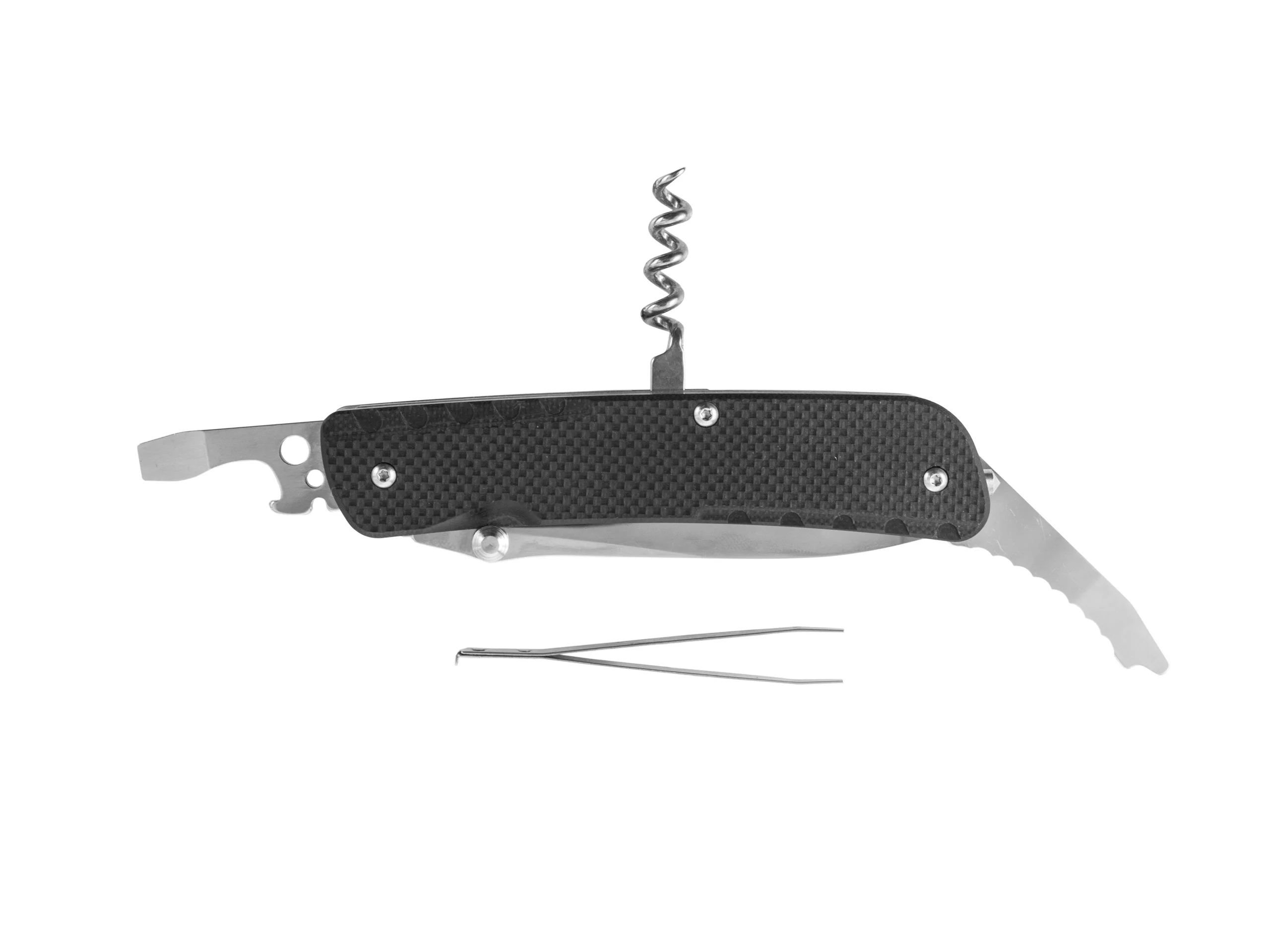 Scyzoryk Ruike LD42-B wielofunkcyjny, dł.199mm, czarny (LD42-B) - widok 3