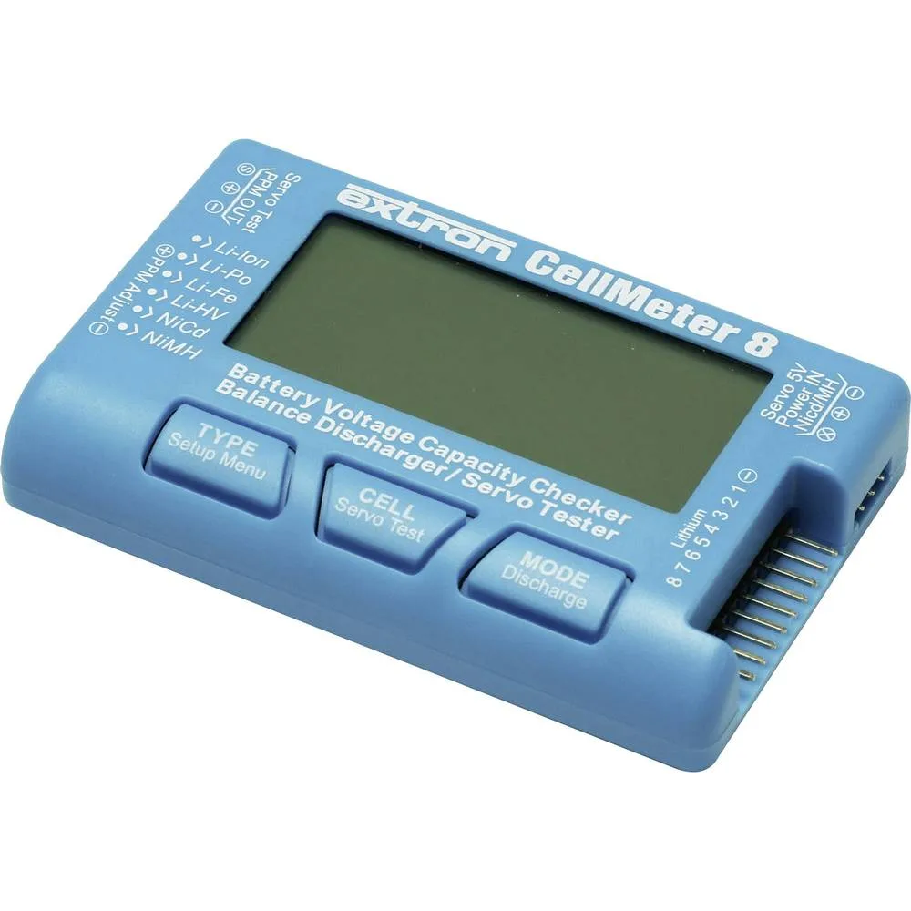 Tester baterii EXTRON Modellbau CellMeter 8