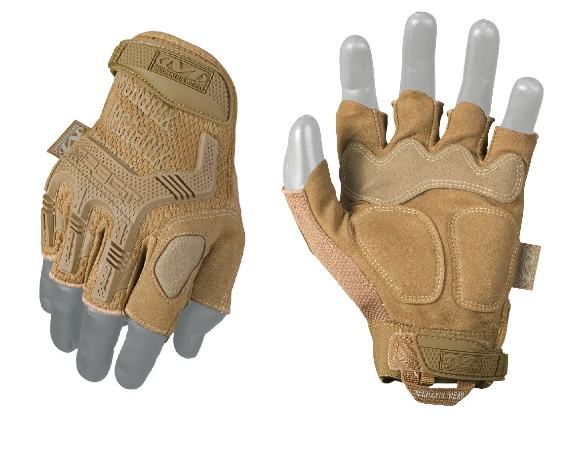 Rękawice taktyczne Mechanix Wear M-Pact Fingerless Coyote (MFL-72) - widok 2