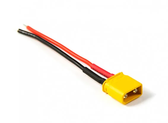 Wtyk XT30 męski z przewodem 16AWG 100mm