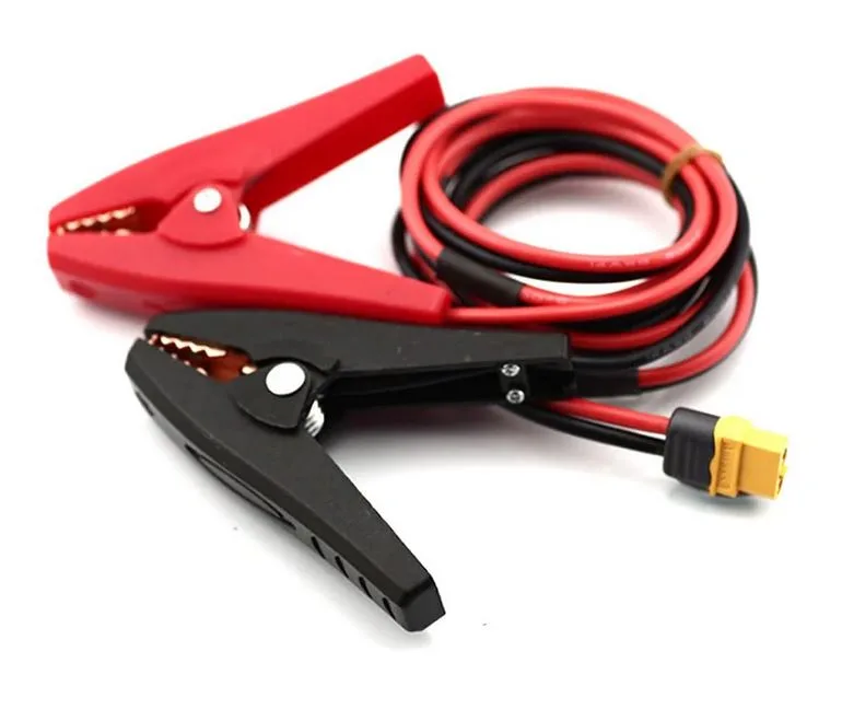 Wtyk XT60 żeński z krokodylami, przewód 150cm 14AWG