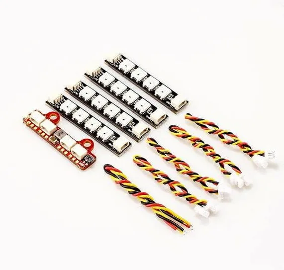 Zestaw LED Paski W554B + Kontroler 2812 HGLRC
