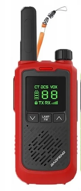 Radiotelefon krótkofalówka Baofeng BF-T17 czerwona - widok 2