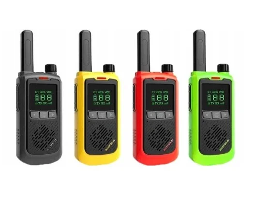 Radiotelefon krótkofalówka Baofeng BF-T17 czerwona - widok 3