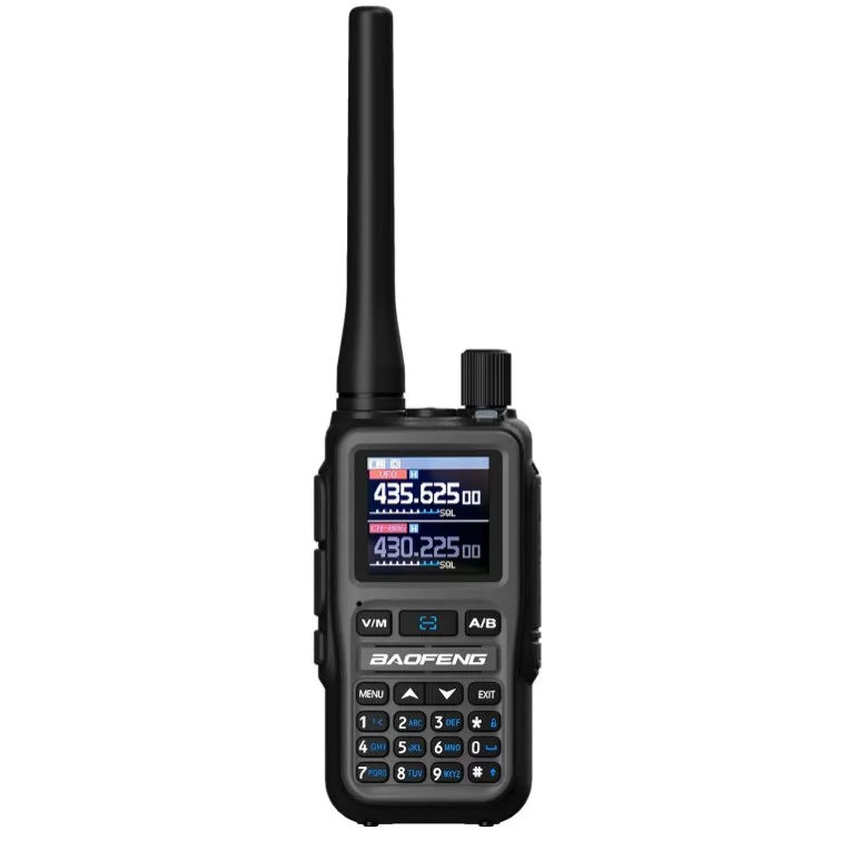 Radiotelefon krótkofalówka Baofeng UV-5R EU MINI USB-C VHF UHF Szara