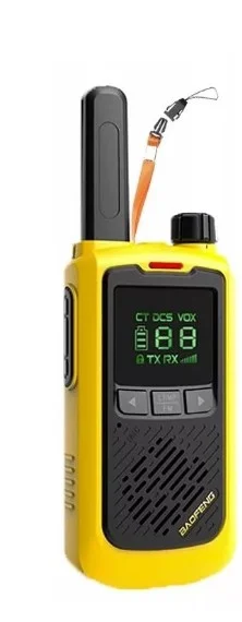 Radiotelefon krótkofalówka Baofeng BF-T17 żółta - widok 2