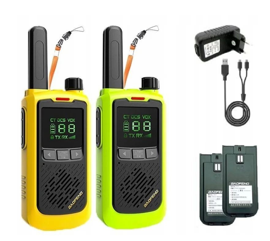 Radiotelefon krótkofalówka Baofeng BF-T17 żółta
