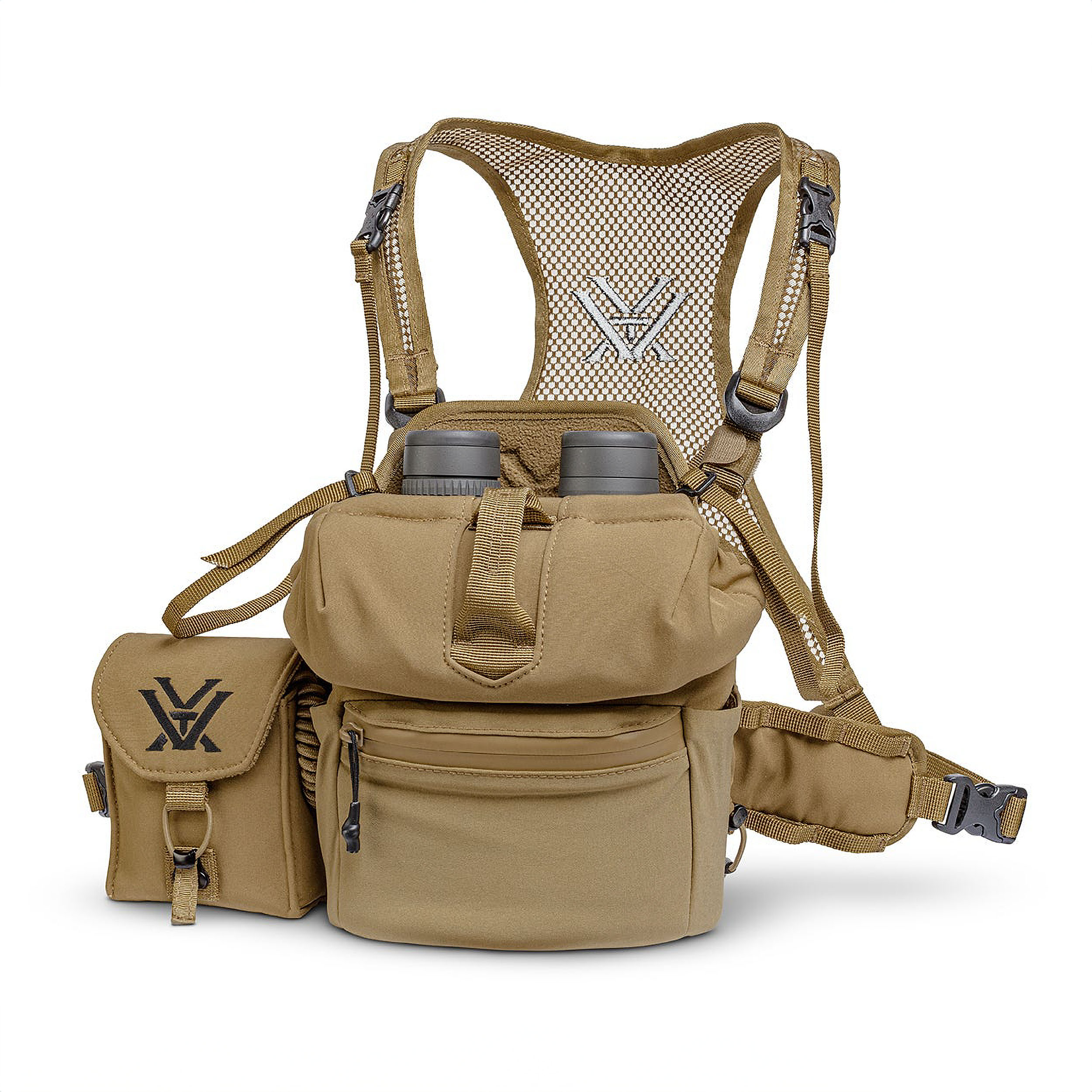 Szelki z futerałem na lornetkę, szkła do 56 mm Vortex Glasspak Pro Harness L (186-584) - widok 2