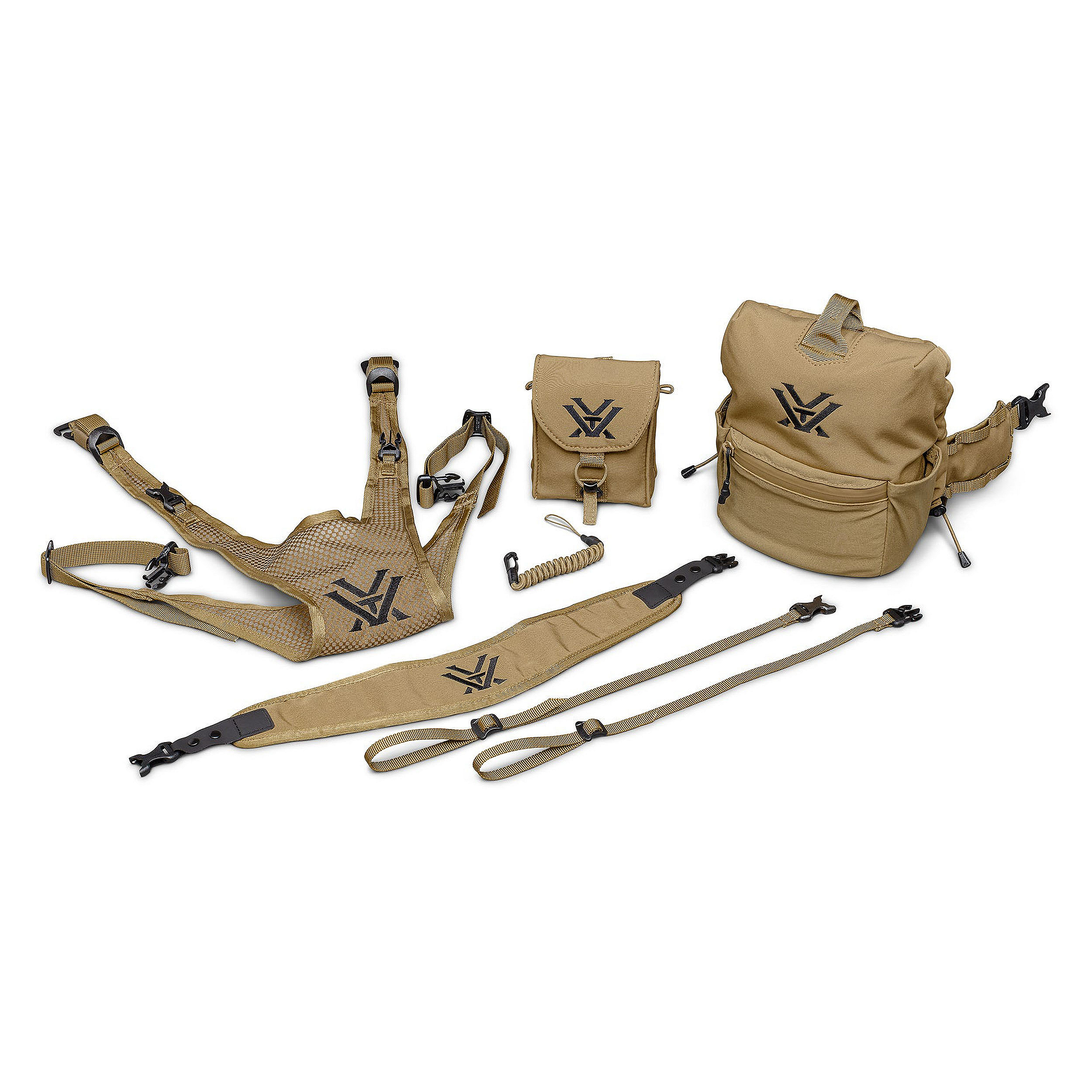 Szelki z futerałem na lornetkę, szkła do 56 mm Vortex Glasspak Pro Harness L (186-584) - widok 5