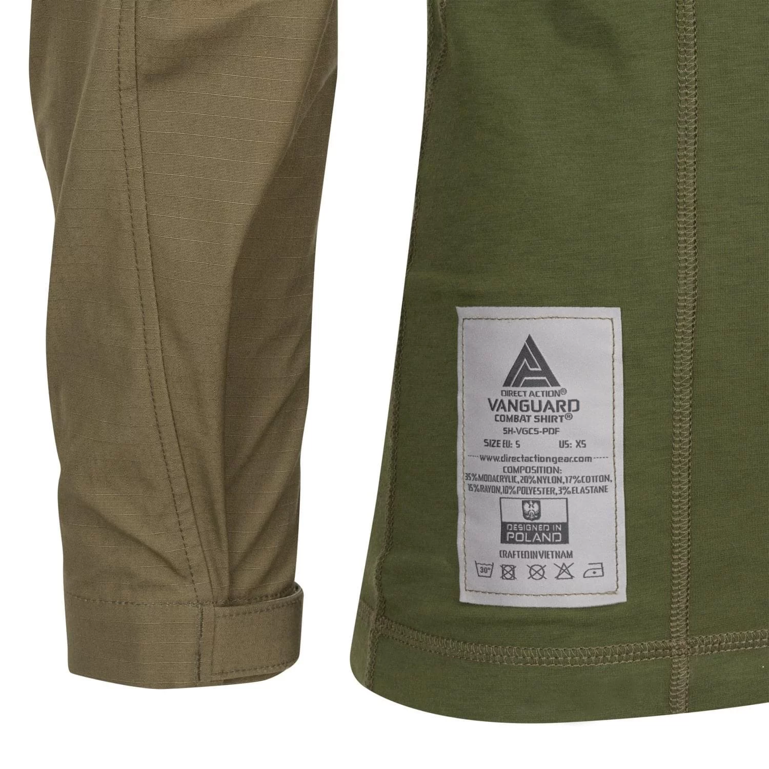 Bluza Direct Action VANGUARD Combat Shirt NyCo Ripstop PenCott WildWood (SH-VGCS-PDF-PWW) - widok 6