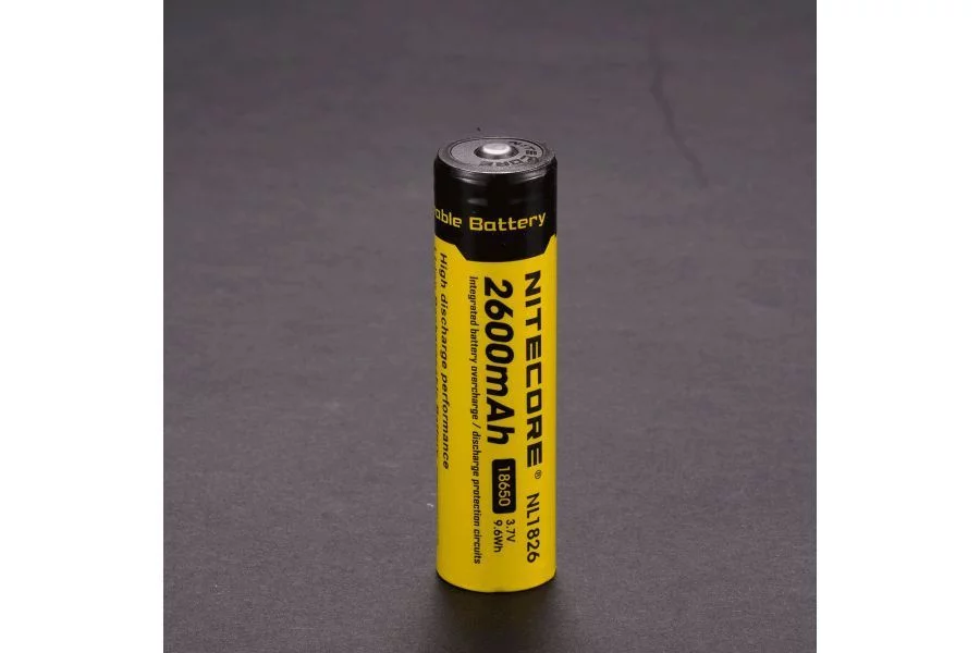Akumulator Nitecore 18650 NL1826 2600mAh (LAT/NITECORE NL1826 18650) - widok 2
