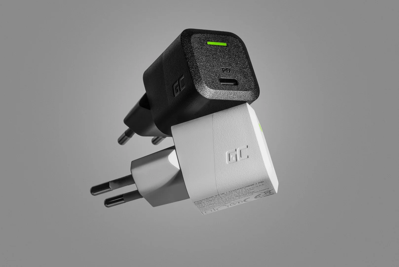 GREEN CELL ŁADOWARKA USB-C GAN GC POWERGAN 33W PD 3.0 QC 3.0 USB-C CZARNA - widok 6