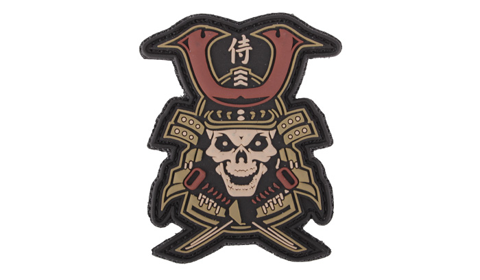 Naszywka 3D - Samurai Skull - Multicamo - 101 Inc.