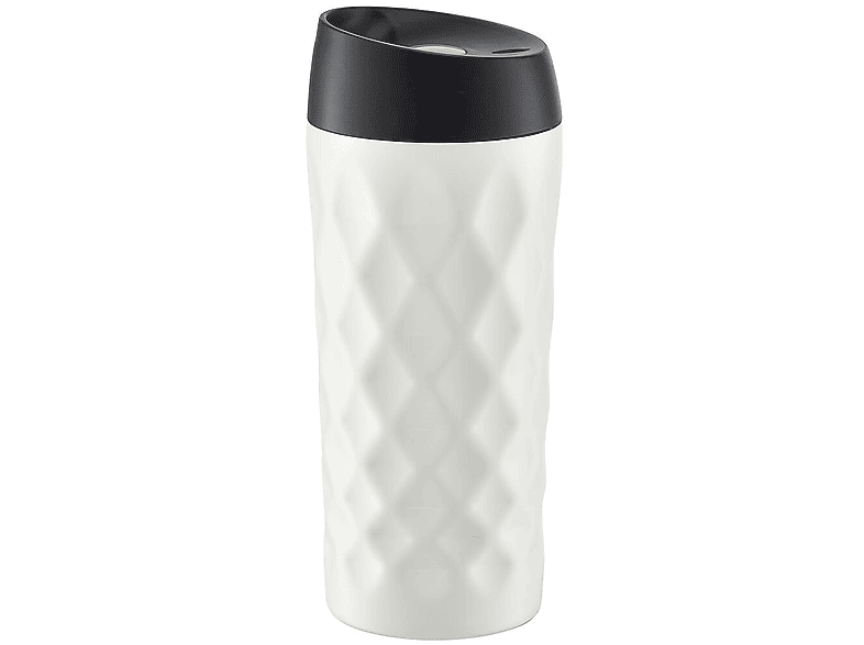 Kubek termiczny AMBITION Diamond ze stali nierdzewnej 400ml Kremowy