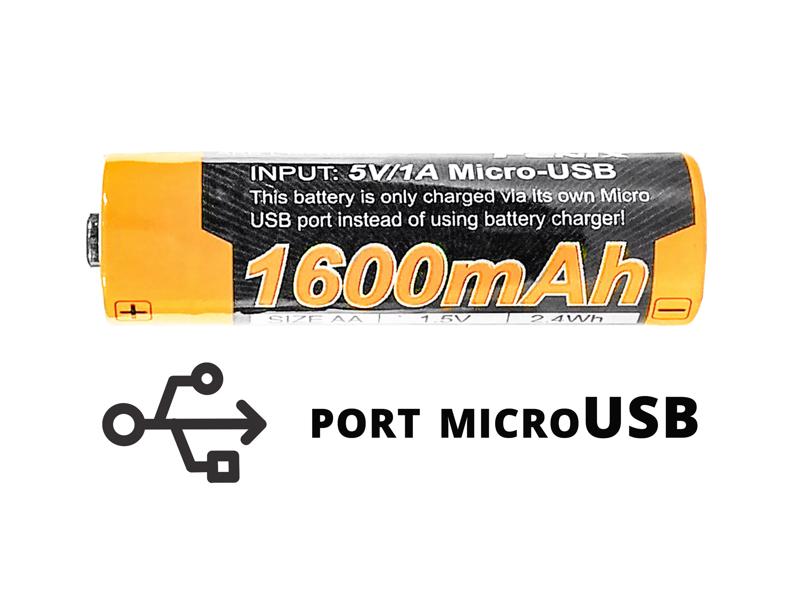 Akumulator Fenix USB ARB-L14U (14500 1600 mAh 1,5 V) (ARB-L14U-1600)
