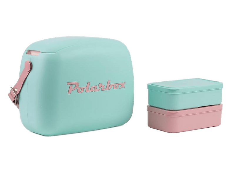 Torba termiczna POLARBOX Lunch POP Verde 9348 6l Turkusowy/Różowy
