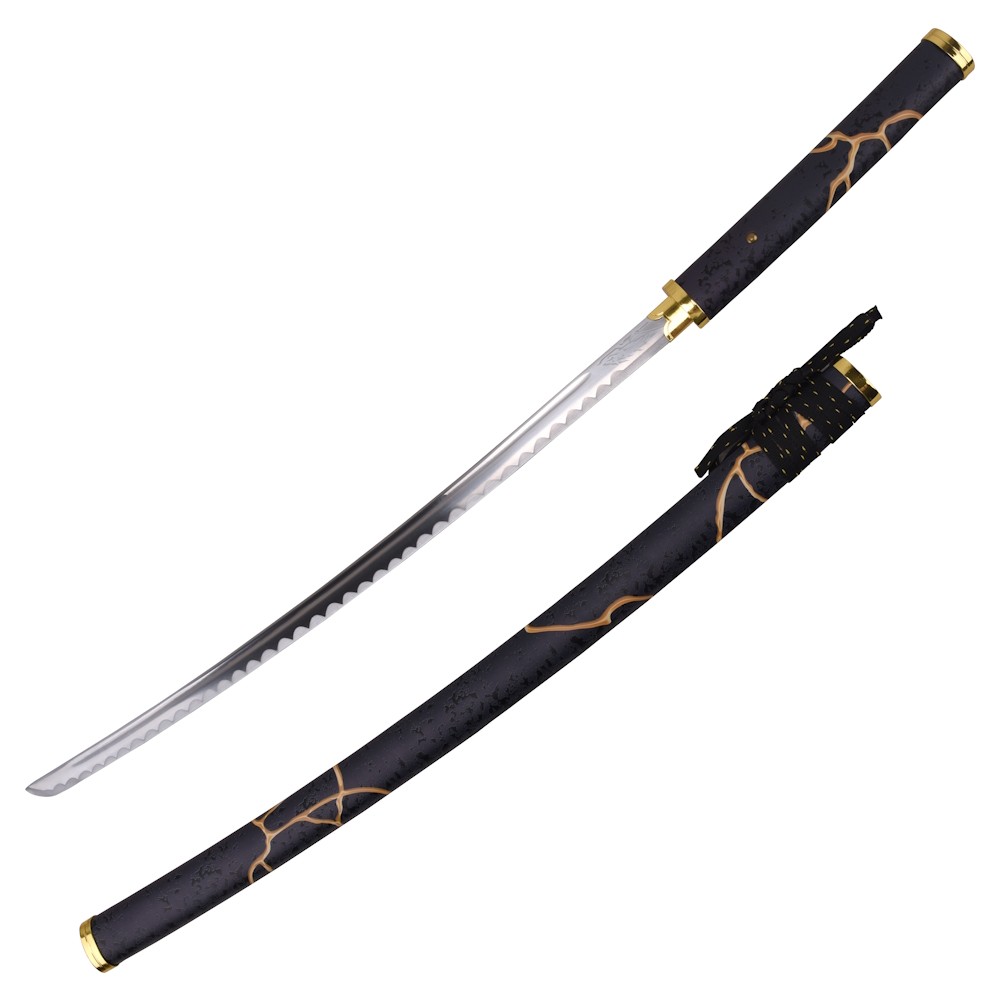 Katana HATTORI HANZO HH759 - replika miecza samurajskiego Night Gilded