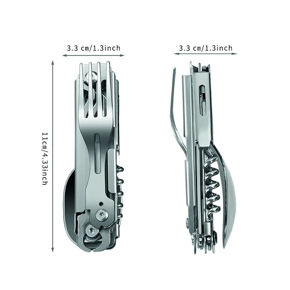 Niezbędnik turystyczny Fosco Camping Tool 6W1