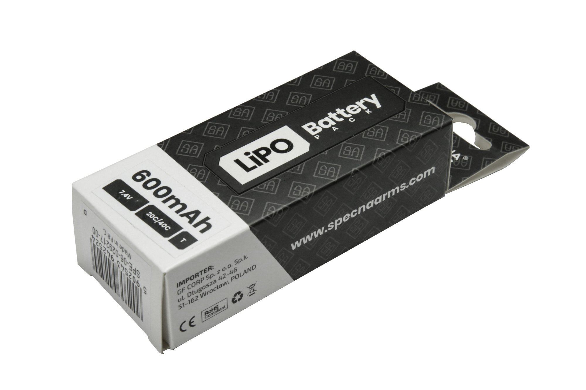 Akumulator LiPo 11,1V 600mAh 20/40C do PDW - Tamiya mini (SPE-06-029216) SPECNA ARMS