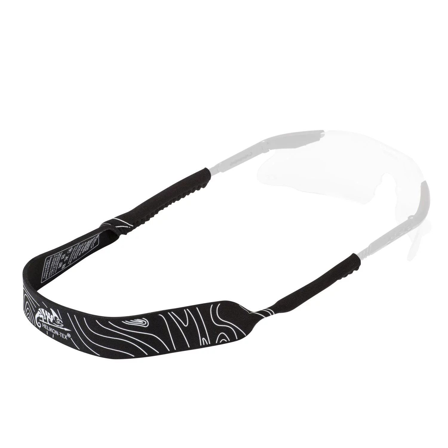 Pasek HELIKON neoprenowy do okularów - Neoprene - Czarny/Biały - One Size (AC-NER-NE-0120A) HELIKON-TEX