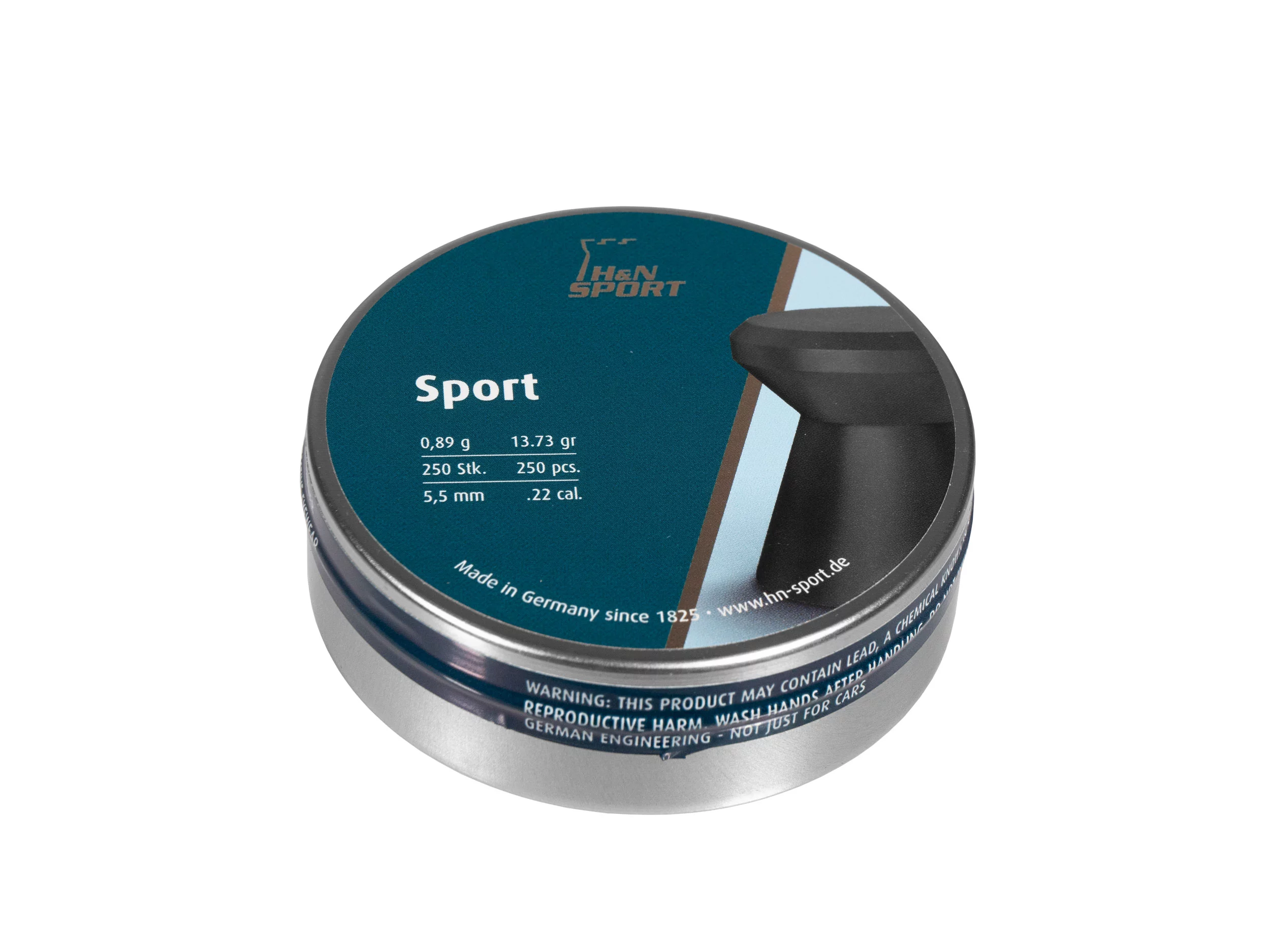 Śrut 5,5 mm Diabolo H&N Sport Glatt  250 szt. szpiczasty (92315500002) HAENDLER & NATERMANN - widok 6