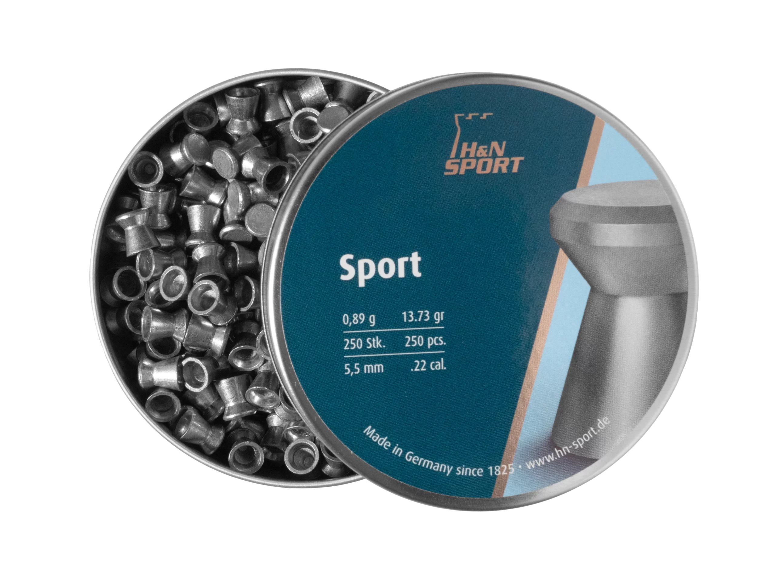 Śrut 5,5 mm Diabolo H&N Sport Glatt  250 szt. szpiczasty (92315500002) HAENDLER & NATERMANN - widok 4