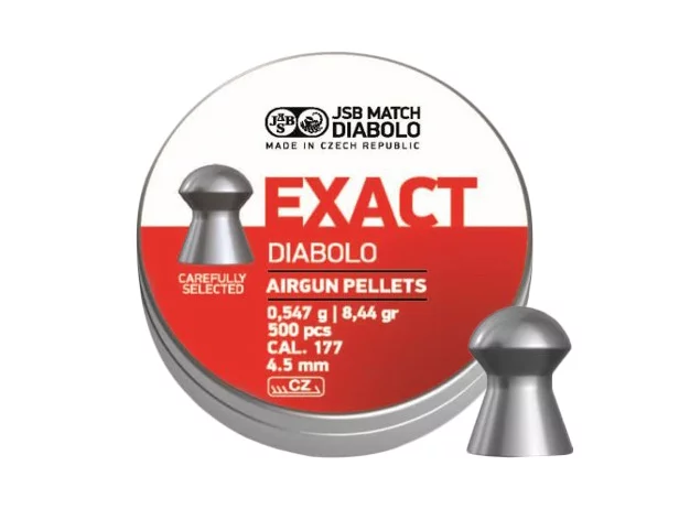 Śrut 4,52 mm Diabolo JSB Exact 500 półokrągły (546237-500) - widok 2