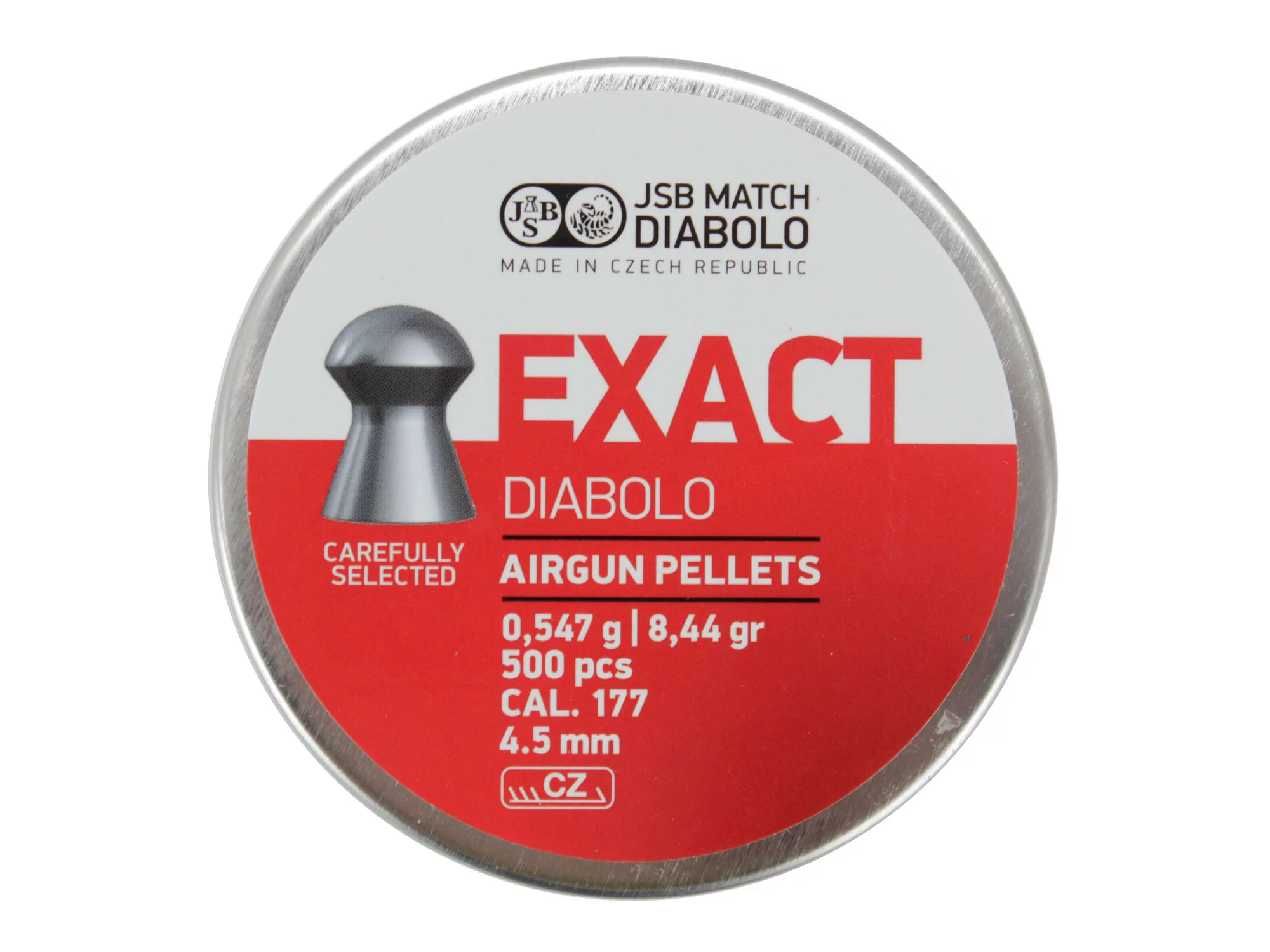 Śrut 4,52 mm Diabolo JSB Exact 500 półokrągły (546237-500) - widok 3