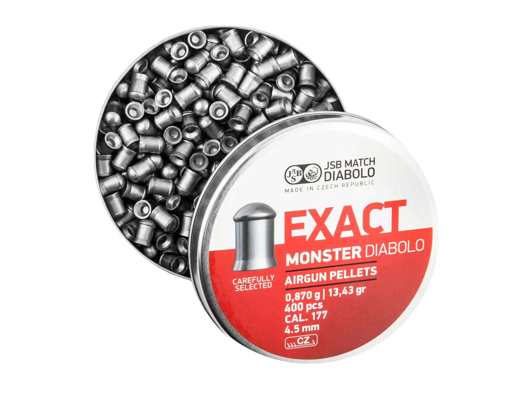 Śrut 4,52 mm Diabolo JSB Exact Monster 400 półokrągły (546278-400)