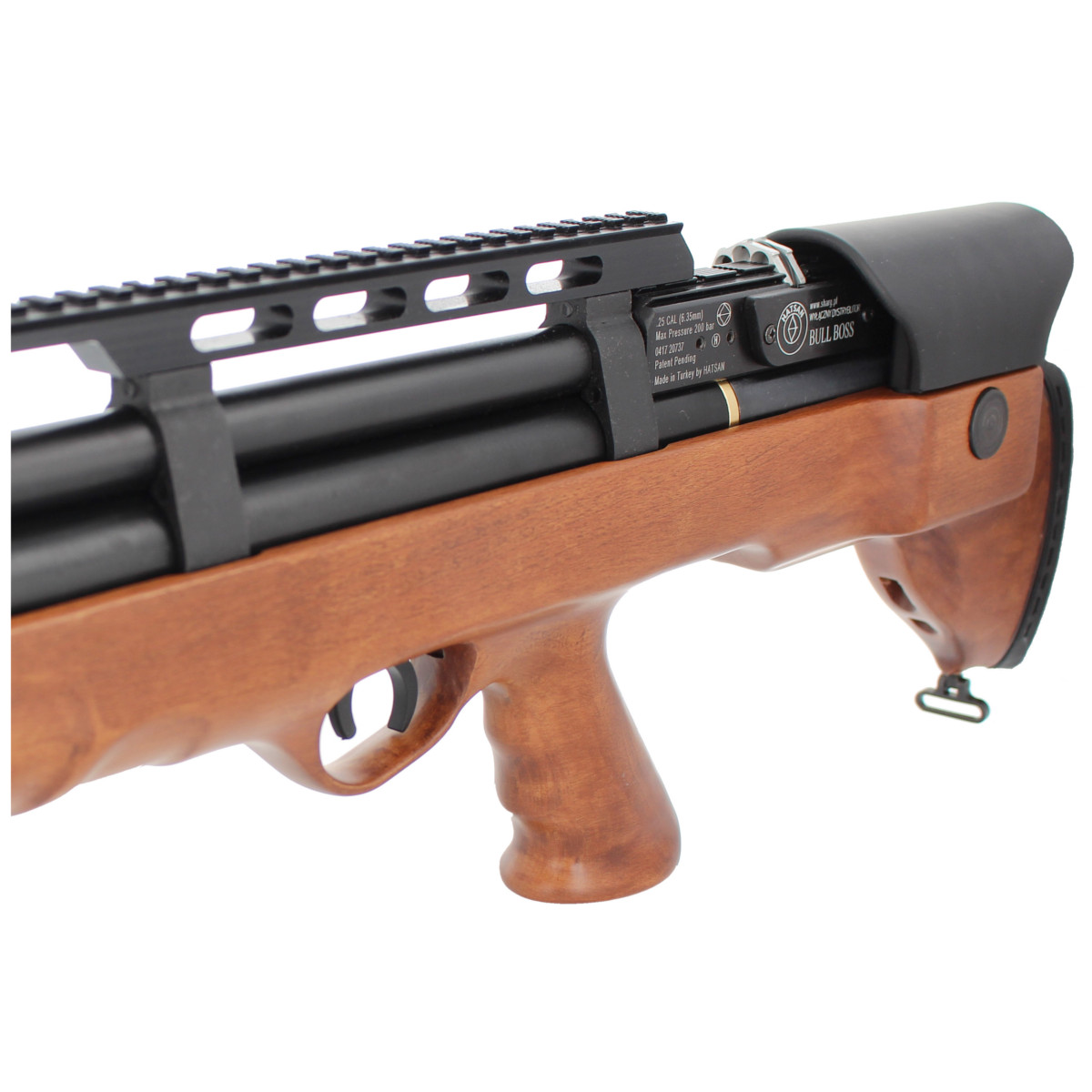 Karabinek wiatrówka PCP Hatsan Bull Boss-W 4.5 mm (053-326) seria Optima