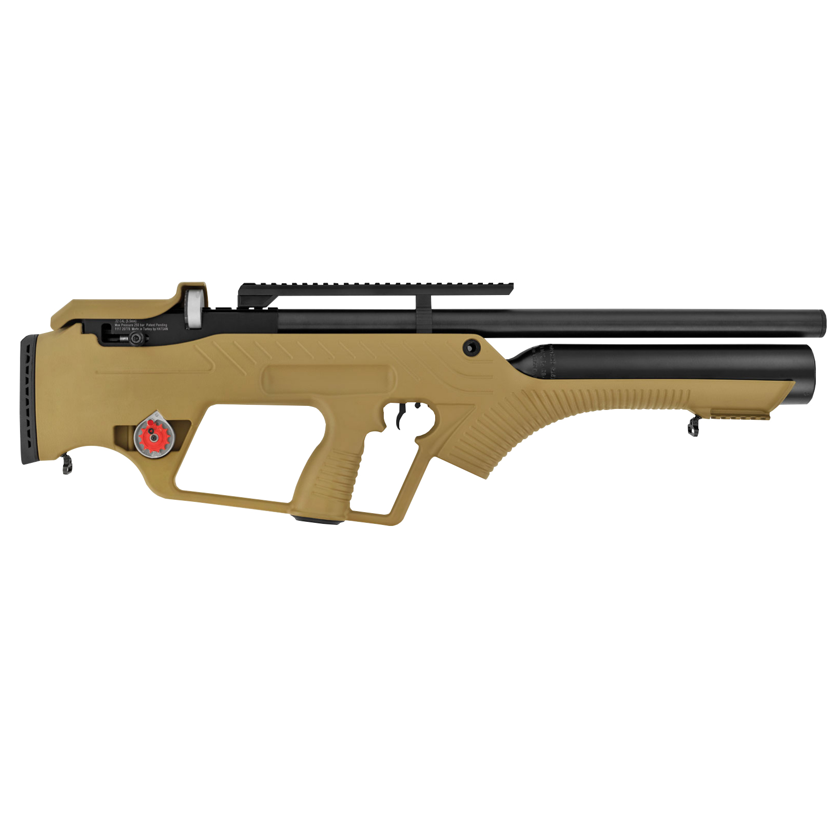 Karabinek wiatrówka PCP Hatsan Bull Master FDE 6.35 mm (053-458) seria Optima