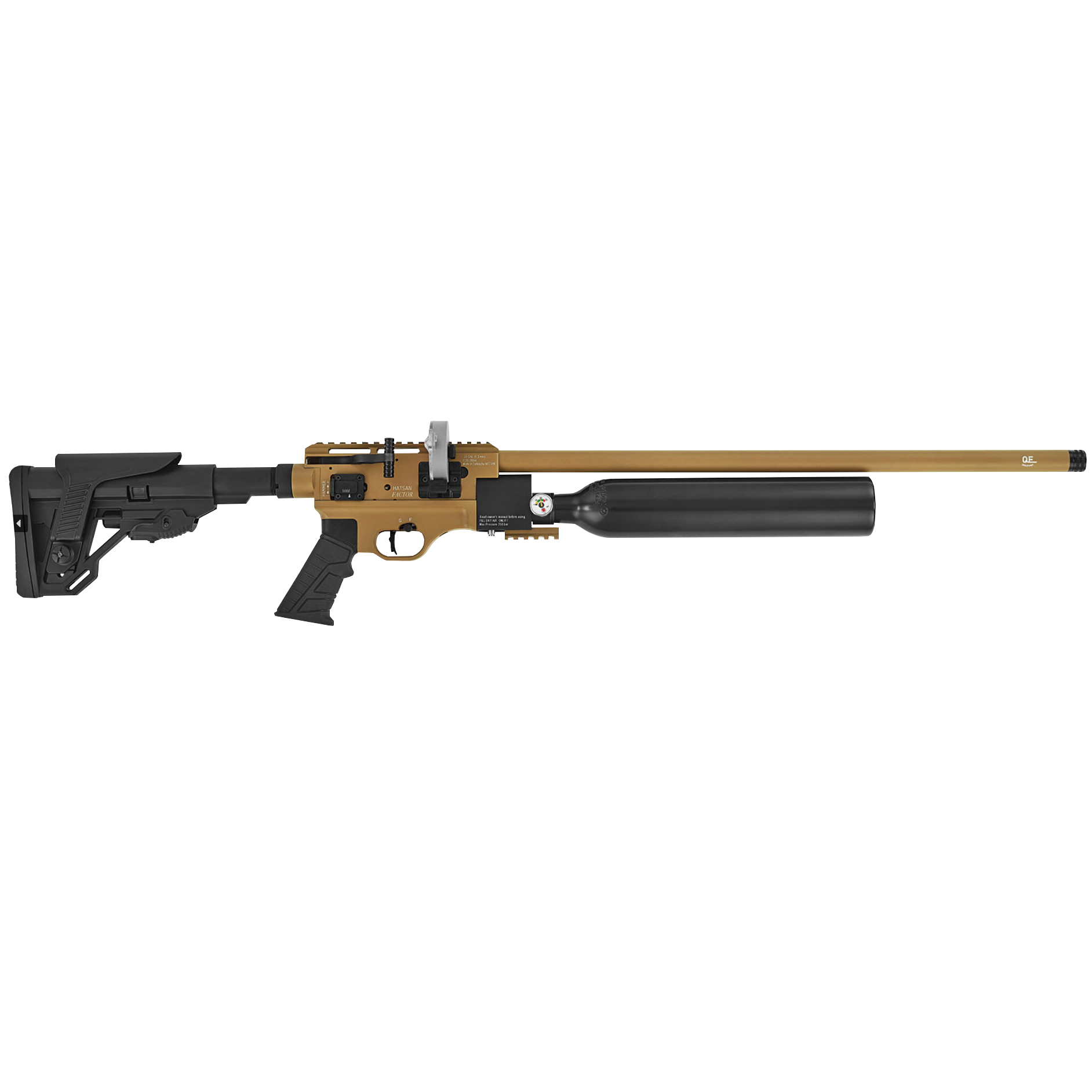 Karabinek wiatrówka PCP Hatsan Factor FDE 6.35 mm (053-465) seria Optima