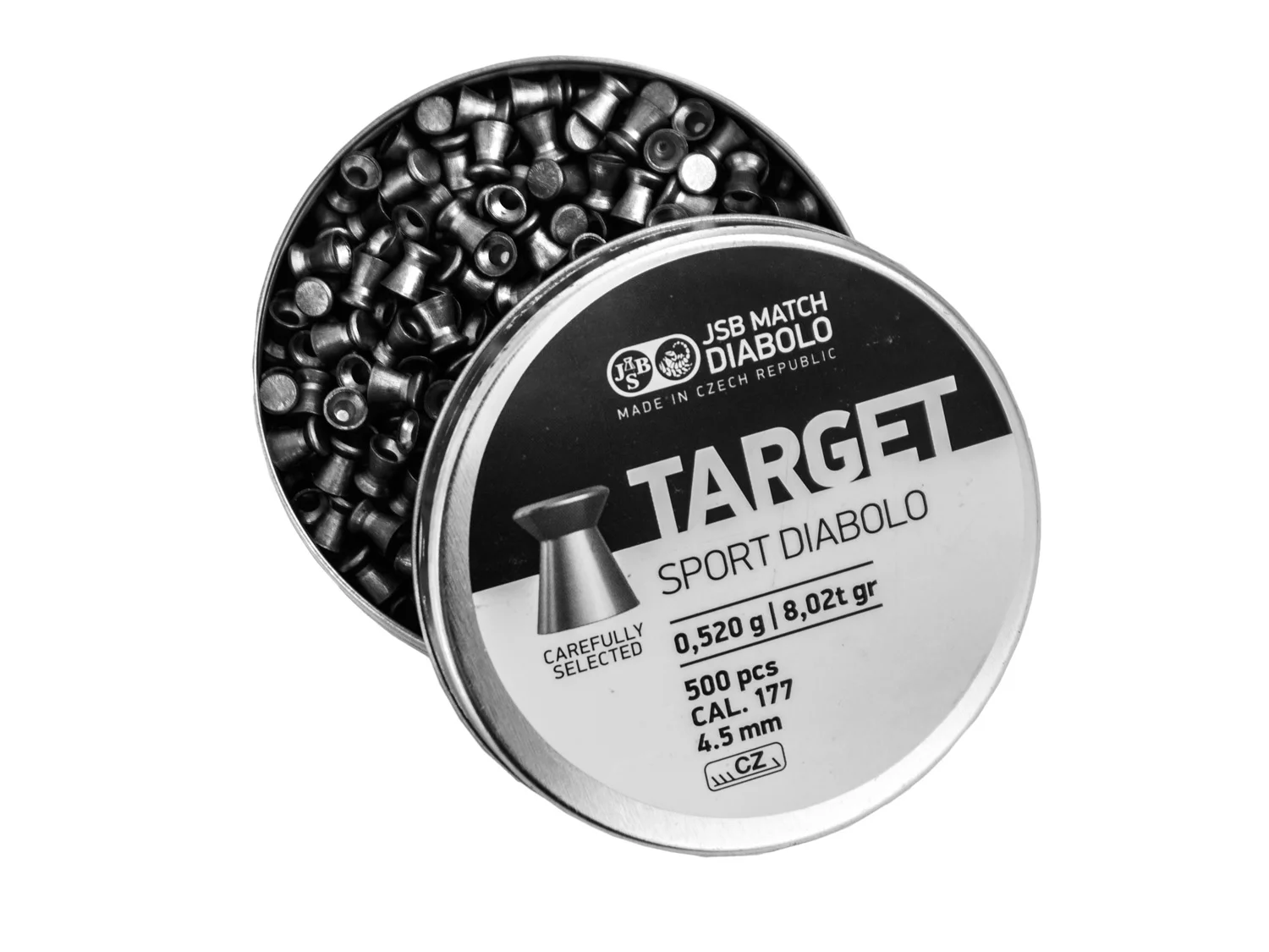 Śrut 4,5 mm Diabolo JSB Target Sport 500 szt. płaski (001145-500) - widok 4