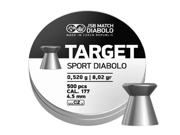 Śrut 4,5 mm Diabolo JSB Target Sport 500 szt. płaski (001145-500)