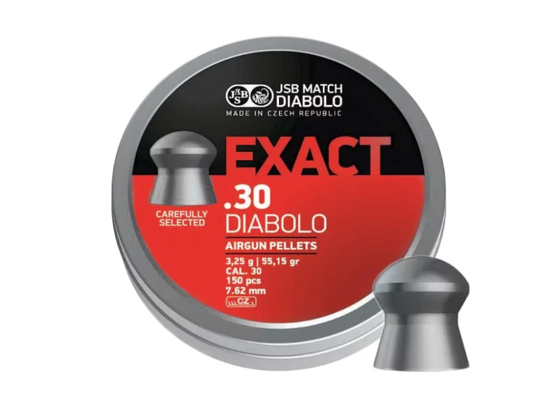 Śrut 7,62 mm Diabolo JSB Exact 150 szt. 3,25 g półokrągły (546031-150)