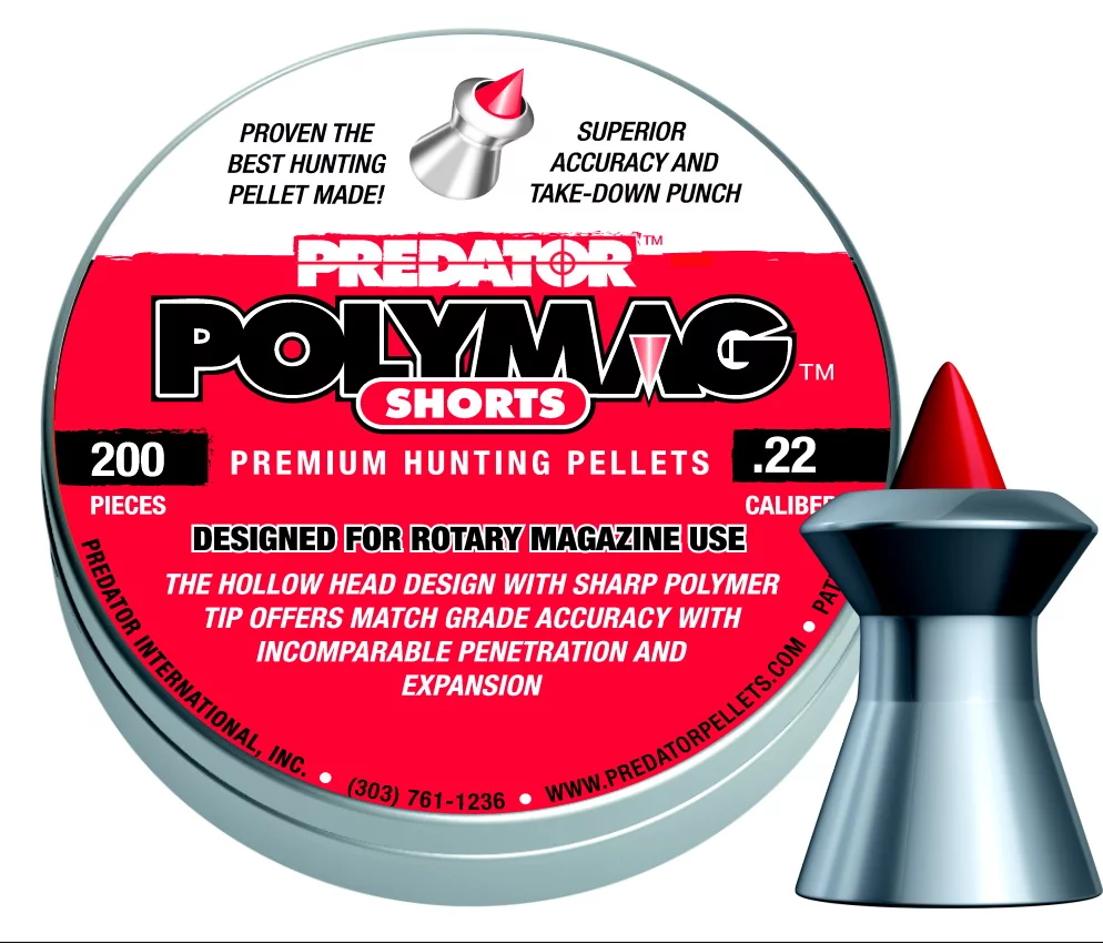 Śrut 5,5 mm Diabolo JSB Polymag Short  200 szt. szpiczasty (1011-01-200)