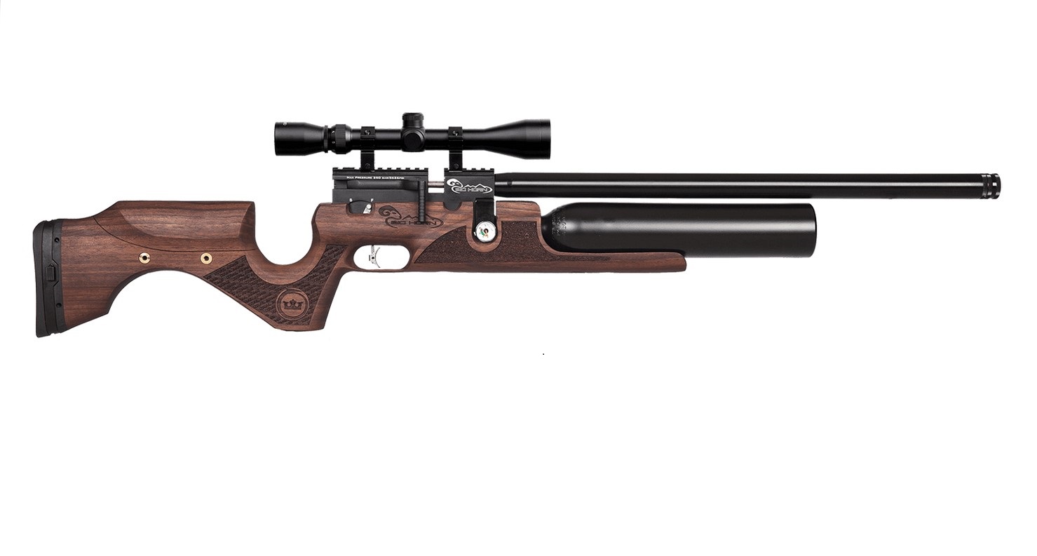 Karabinek wiatrówka KRAL BigHorn PCP PUNCHER w drewnie 5,5 mm ekp<17J (KPBH55)