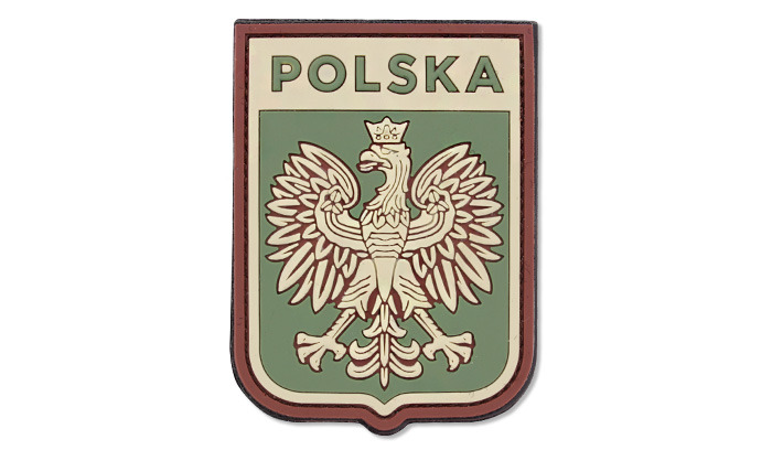 Naszywka 3D - Polska herb - Multicamo - 444130-7055 - 101 Inc.