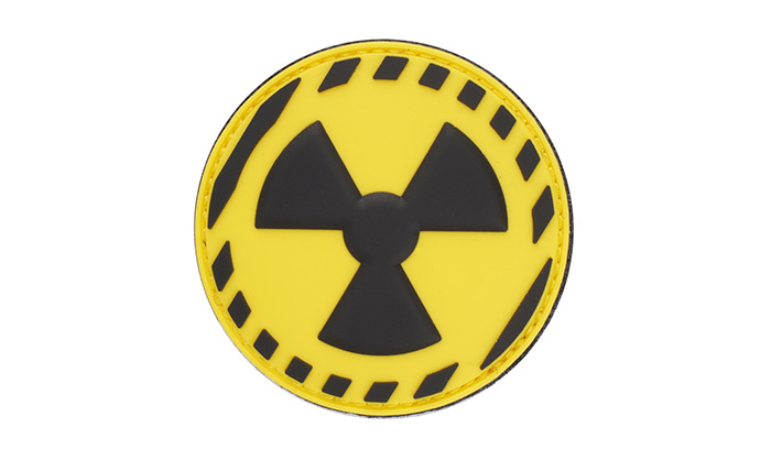 Naszywka 3D - Nuclear - Zółta - 444130-7333 - 101 Inc.