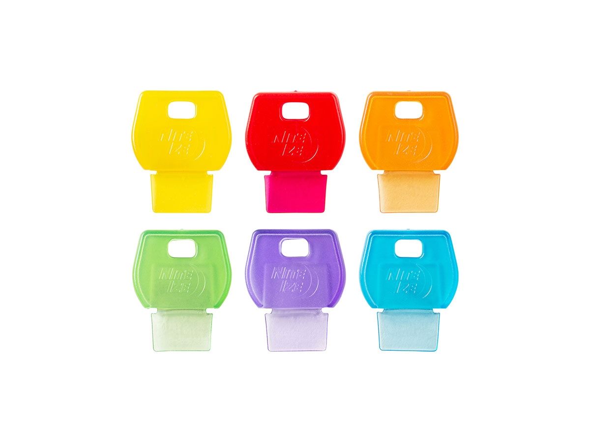 Niteize IDENTIKEY COVERS 6PZ KID2-A1-6R7 NITE IZE