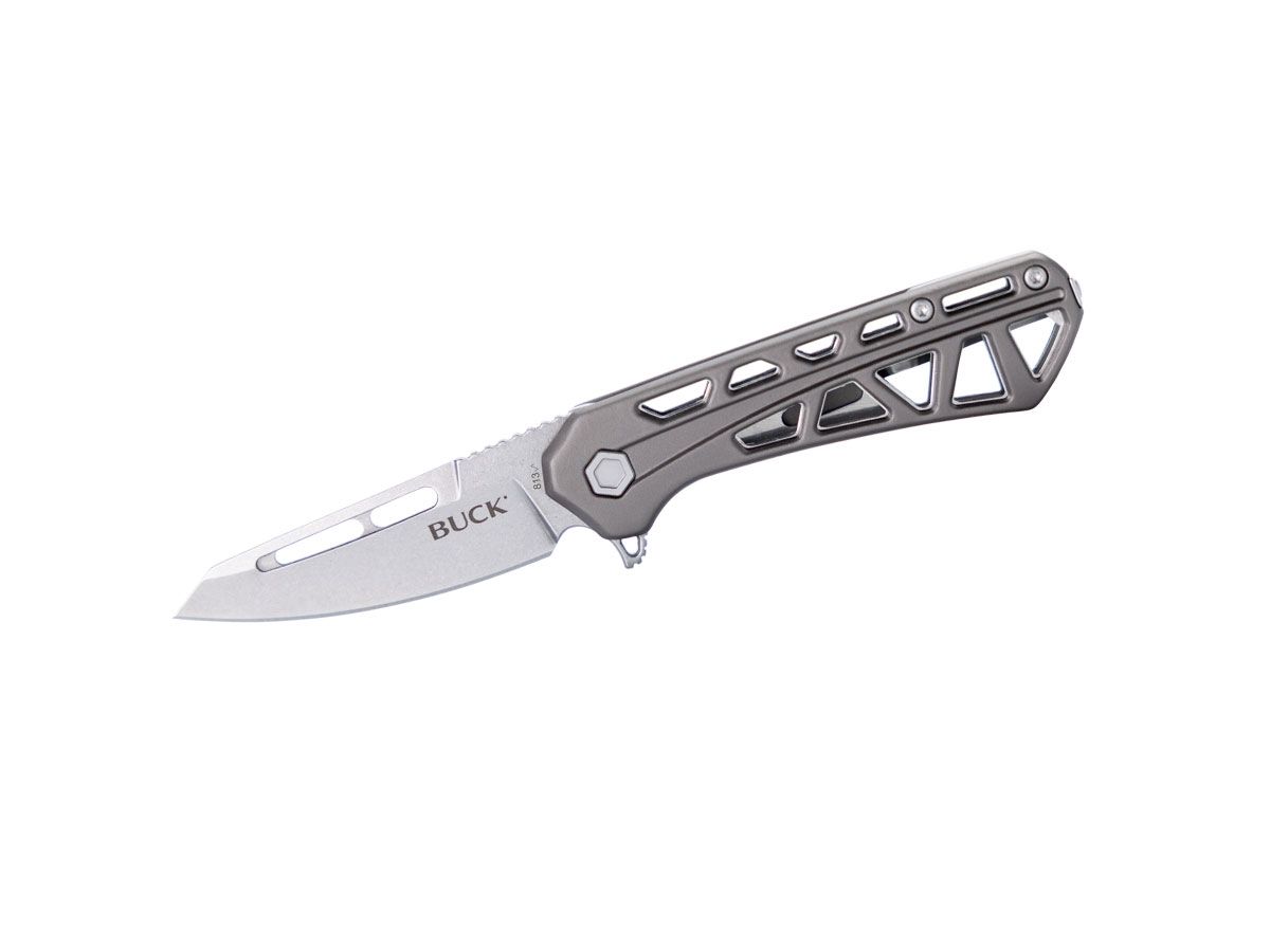 Buck Mini Trace Ops Grey 813GYS Nóż składany stal 7Cr17MoV 15 cm