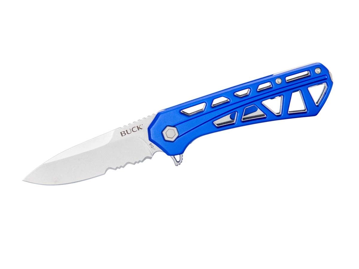 Buck Trace Blue Combo 812BLX Nóż składany stal 7Cr17MoV 20 cm