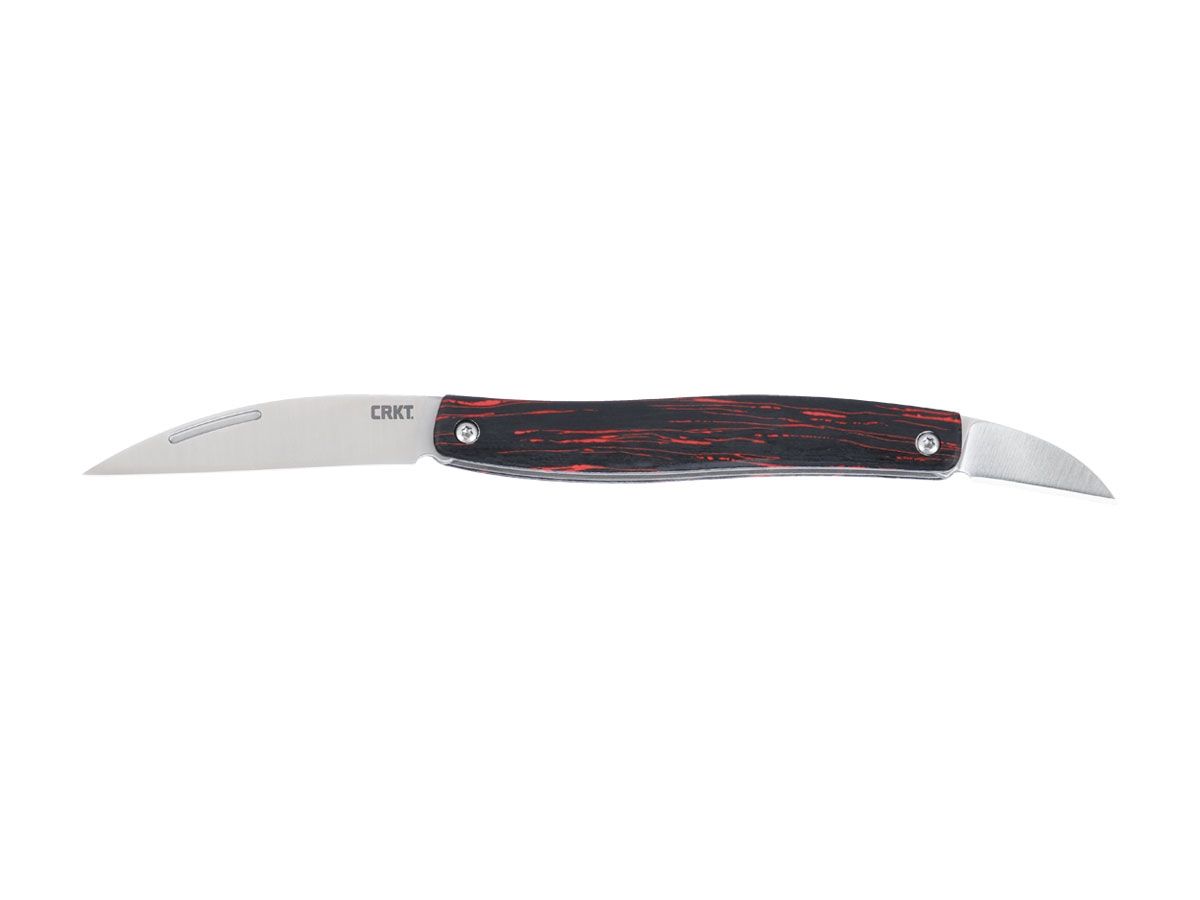 Crkt Forebear Red & Black Slipjoint 4810 Nóż składany stal 12C27 17,2 cm