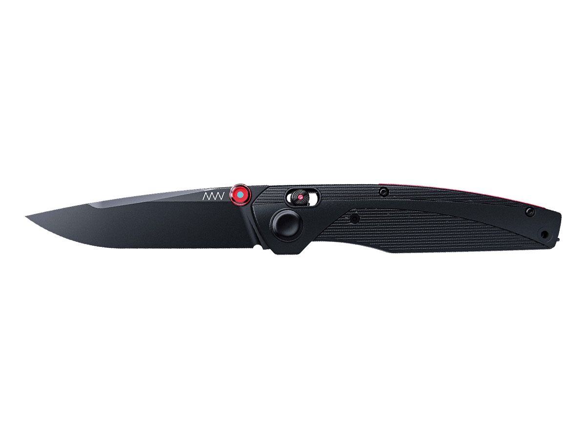 Anv Knives A100BB DLC Sleipner GRN Black / Alock ANVA100-019 Nóż składany