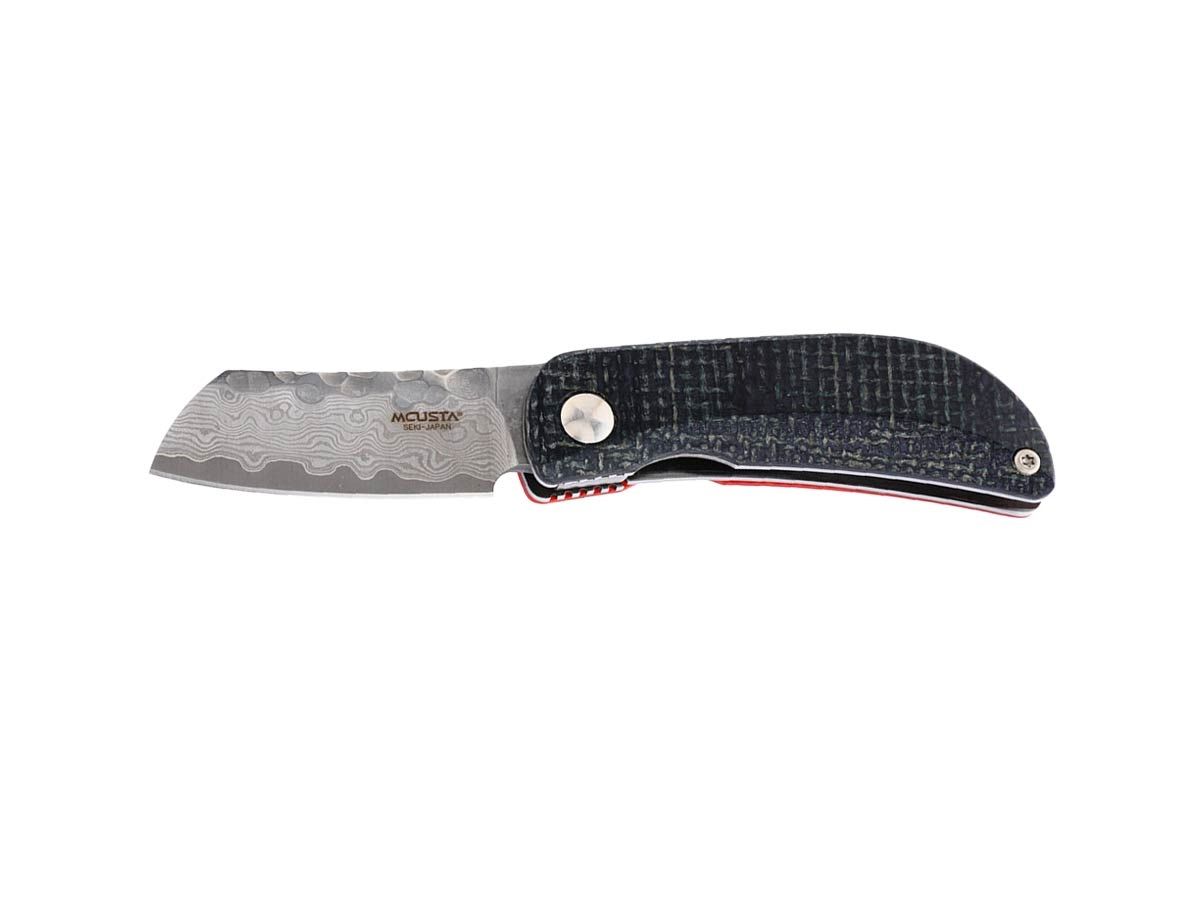 Mcusta Petit Black/Orange Micarta Damascus MC-211D Nóż składany 11,8 cm