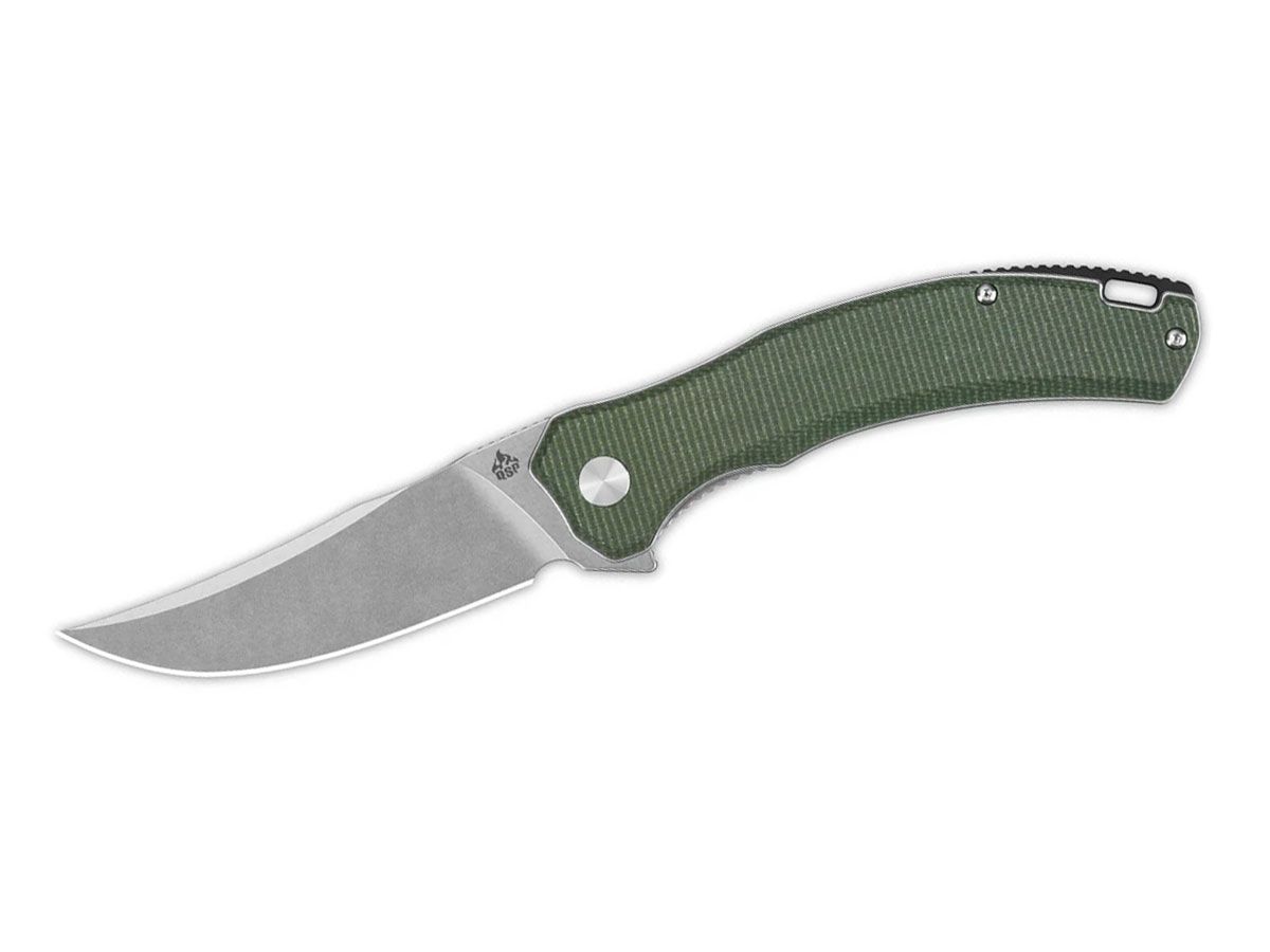 QSP Walrus Micarta Stw QS151-C1 Green Nóż składany 20,6 cm QSP KNIFE