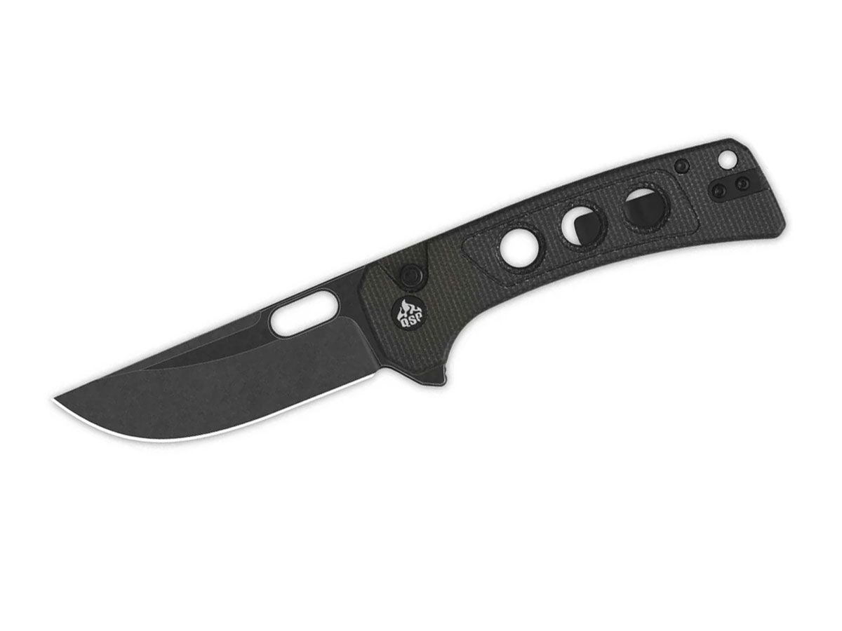 Qsp Unicorn Micarta Stw Black QS156-A2 Dark Brown Nóż składany 19,1 cm QSP KNIFE