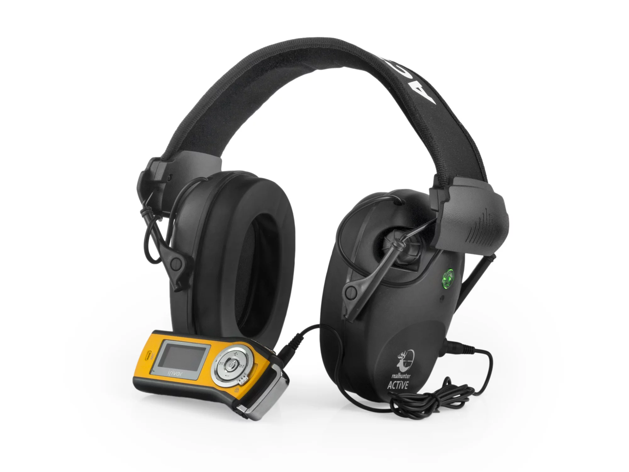 Słuchawki RealHunter Active PRO czarne + okulary (LE-401B+LG3048 black) - widok 5